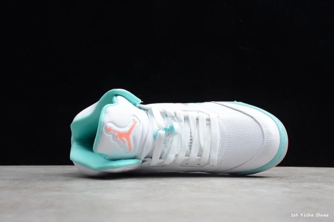 1st Kicks Aqua 440892-100 Light Air 5 GS Jordan 0802